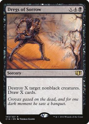 Dregs of Sorrow card from Commander 2014