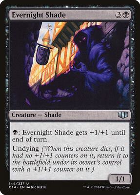 Evernight Shade card from Commander 2014
