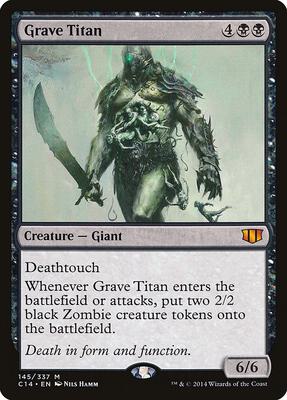 Grave Titan card from Commander 2014