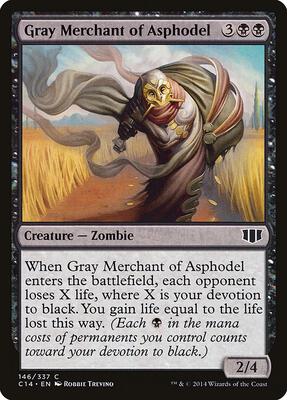 Gray Merchant of Asphodel card from Commander 2014