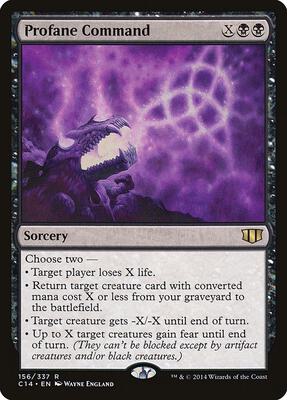 Profane Command card from Commander 2014