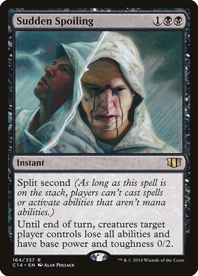 Sudden Spoiling card from Commander 2014