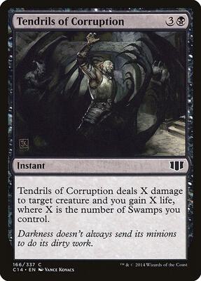 Tendrils of Corruption card from Commander 2014