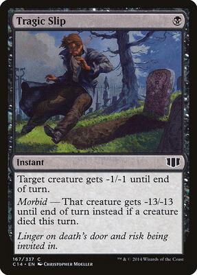 Tragic Slip card from Commander 2014