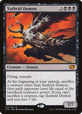 Xathrid Demon card from Commander 2014