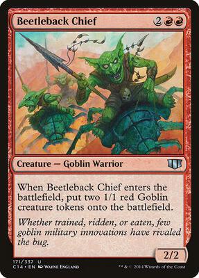 Beetleback Chief card from Commander 2014