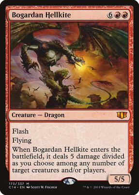 Bogardan Hellkite card from Commander 2014