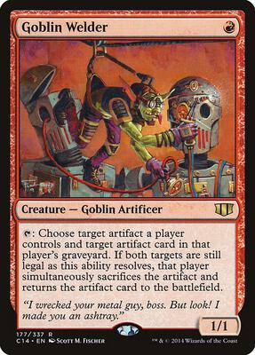 Goblin Welder card from Commander 2014