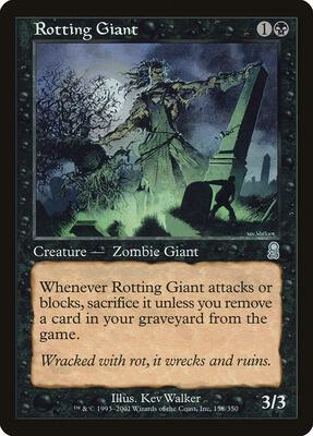 Rotting Giant card from Odyssey