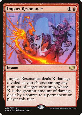 Impact Resonance card from Commander 2014