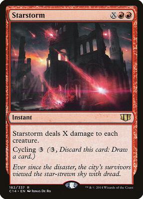 Starstorm card from Commander 2014