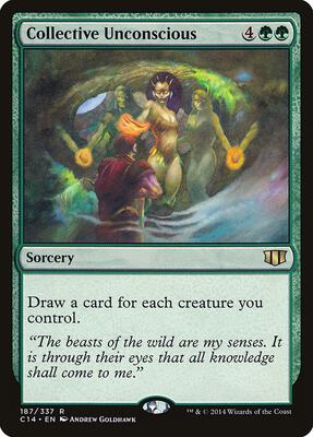 Collective Unconscious card from Commander 2014