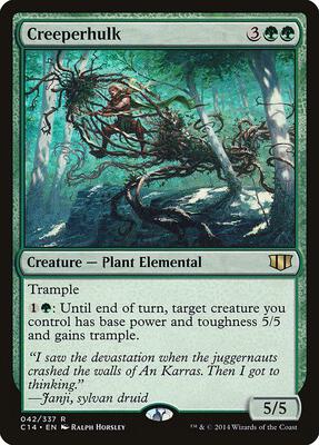 Creeperhulk card from Commander 2014