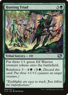 Hunting Triad card from Commander 2014