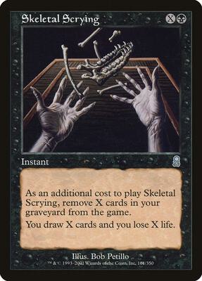 Skeletal Scrying card from Odyssey