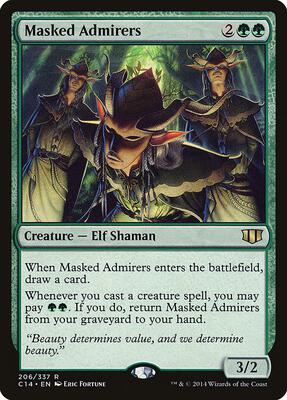 Masked Admirers card from Commander 2014