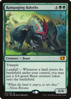 Rampaging Baloths card from Commander 2014