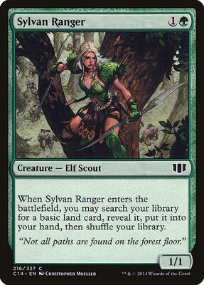 Sylvan Ranger card from Commander 2014