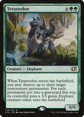 Terastodon card from Commander 2014