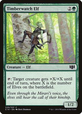 Timberwatch Elf card from Commander 2014