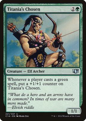 Titania's Chosen card from Commander 2014