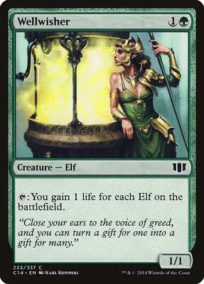 Wellwisher card from Commander 2014