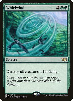 Whirlwind card from Commander 2014