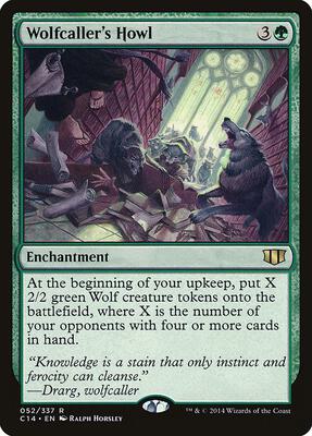 Wolfcaller's Howl card from Commander 2014