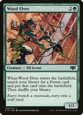 Wood Elves card from Commander 2014