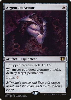Argentum Armor card from Commander 2014