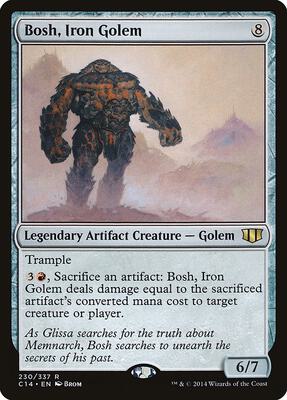 Bosh, Iron Golem card from Commander 2014