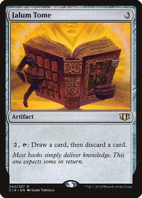 Jalum Tome card from Commander 2014