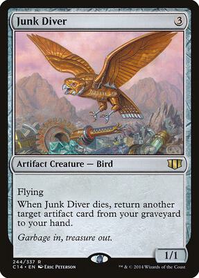 Junk Diver card from Commander 2014