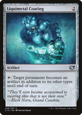 Liquimetal Coating card from Commander 2014