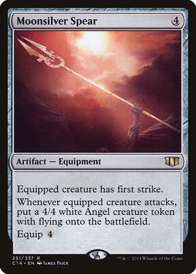 Moonsilver Spear card from Commander 2014