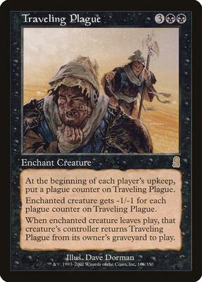 Traveling Plague card from Odyssey