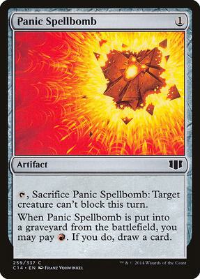Panic Spellbomb card from Commander 2014