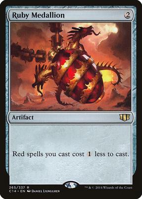 Ruby Medallion card from Commander 2014