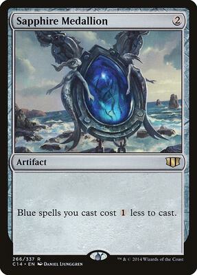 Sapphire Medallion card from Commander 2014