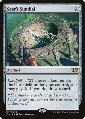 Seer's Sundial card from Commander 2014