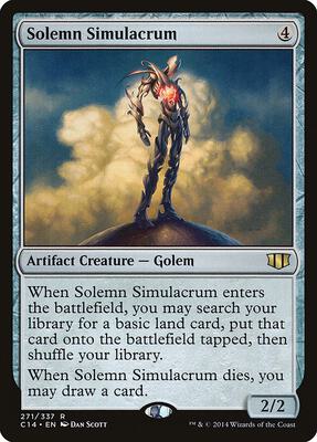 Solemn Simulacrum card from Commander 2014