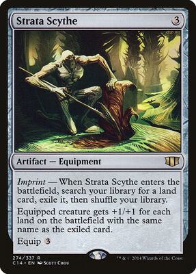 Strata Scythe card from Commander 2014