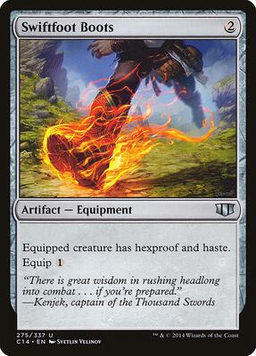 Swiftfoot Boots card from Commander 2014