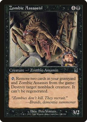 Zombie Assassin card from Odyssey