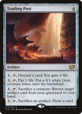 Trading Post card from Commander 2014