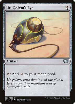 Ur-Golem's Eye card from Commander 2014
