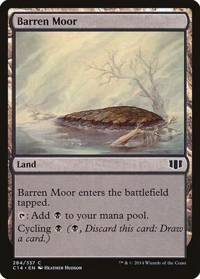 Barren Moor card from Commander 2014