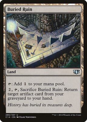 Buried Ruin card from Commander 2014