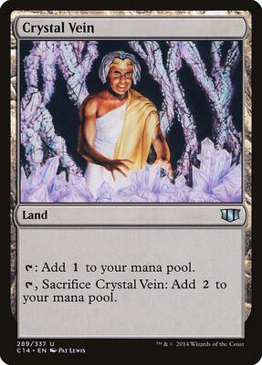 Crystal Vein card from Commander 2014