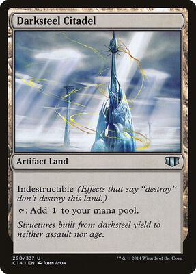 Darksteel Citadel card from Commander 2014